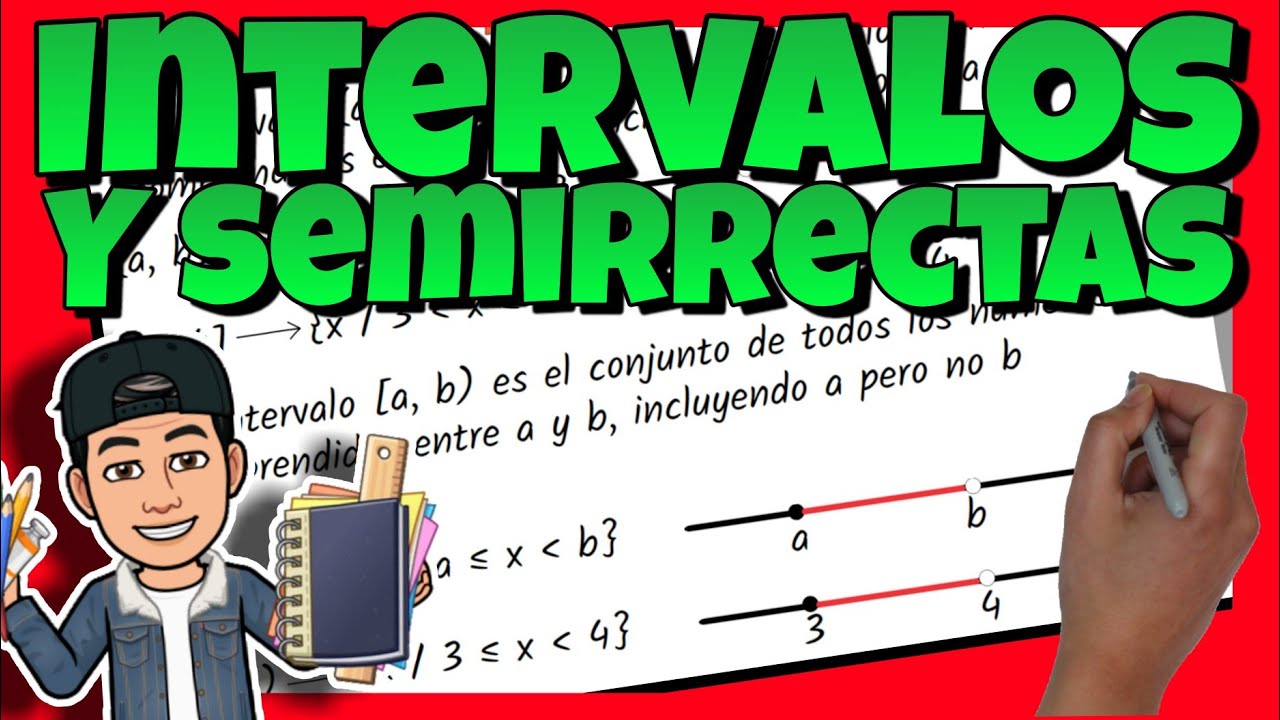 😉 INTERVALOS y SEMIRRECTAS │ Tipos, representación y ejercicios