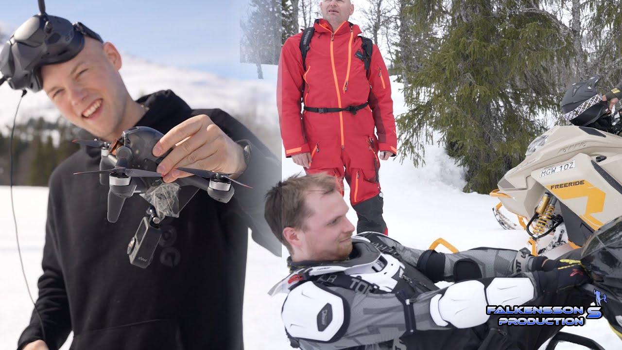 Easter Time | Broken sleds, taped GoPro to drone, Sun & Snow