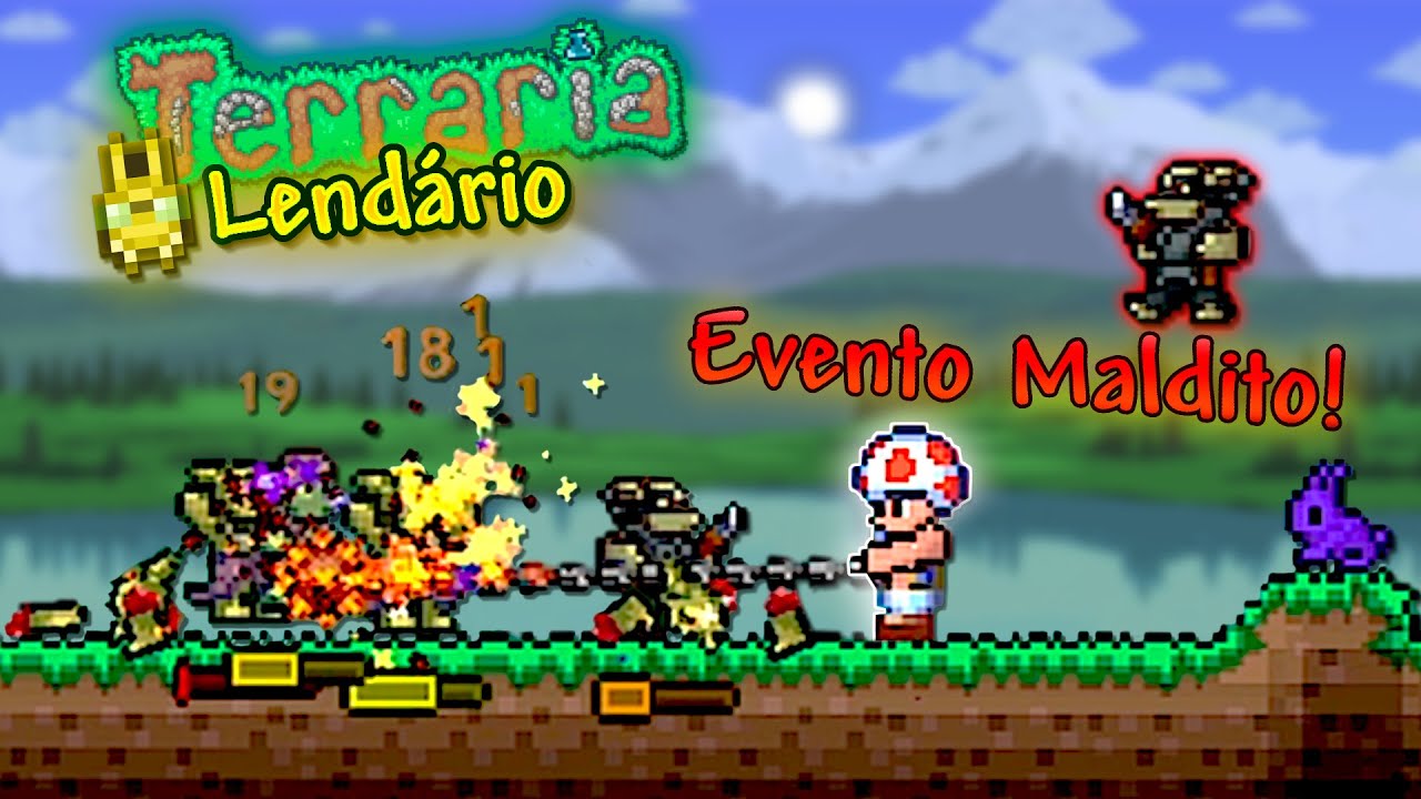 O Evento CAÓTICO do Terraria LENDÁRIO - Em Busca da Pior Dificuldade