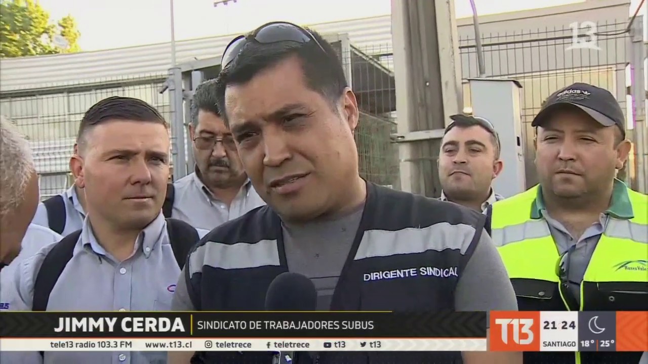 Sindicato Subus llama a paralización tras baleo a chofer en La Pintana