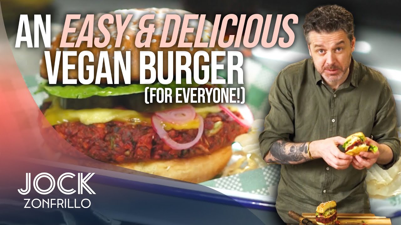 Try Ava's Easy And Delicious Vegan Burger! | Tasty Vegan Recipes | Jock Zonfrillo