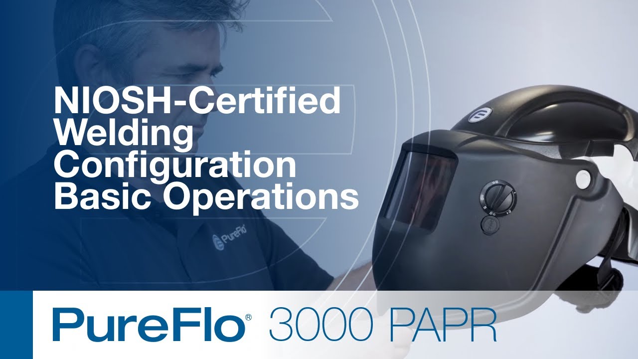 PureFlo 3000 PAPR | NIOSH-Certified Welding Configuration Basic Operations