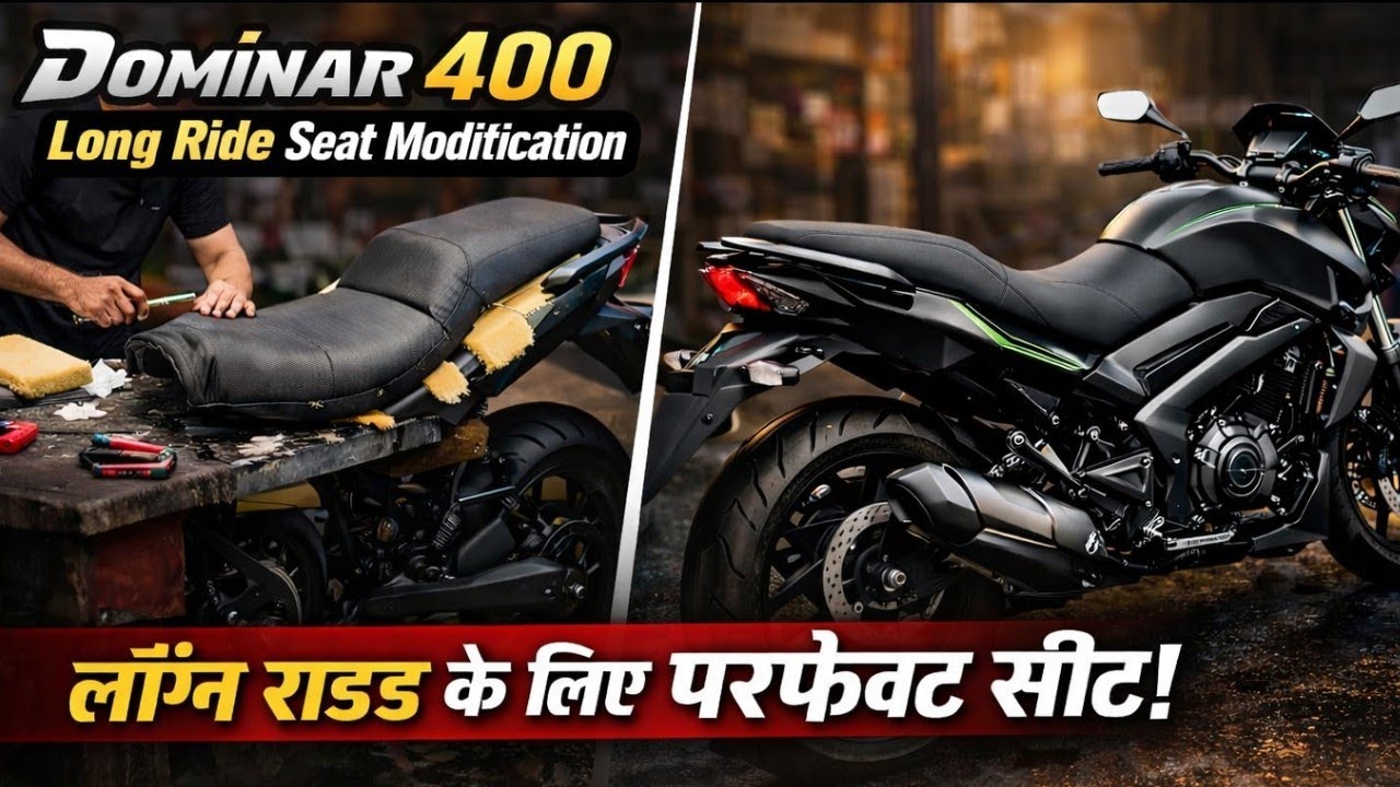 Stock vs Modified Seat | Dominar 400 Comfort Test Worth It or Not?