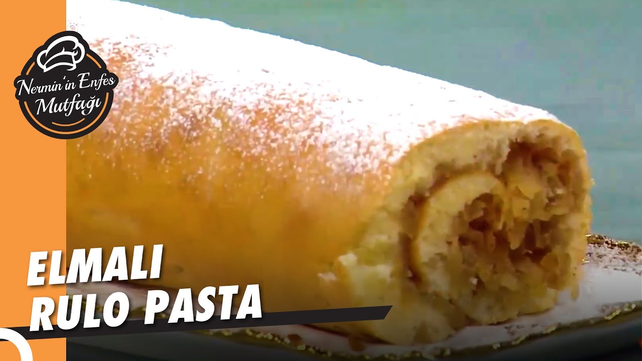 Kısa Sürede Hazırlanan Elmalı Rulo Pasta | Nermin'in Enfes Mutfağı