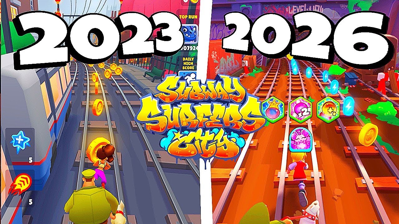 2023 VS 2026 SUBWAY SURFERS CITY