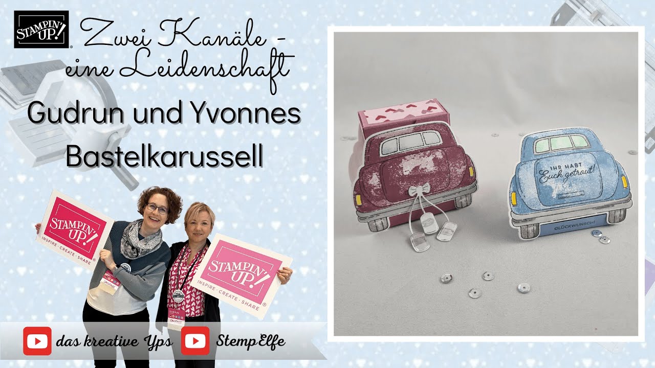 Geschenk zur Hochzeit basteln | Bastelkarussell Nr. 17