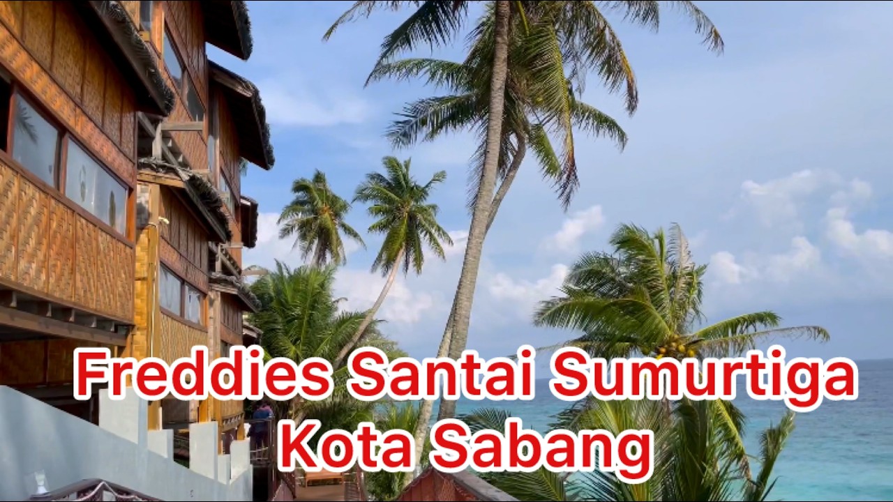 Penginapan Freddies Santai Sumurtiga Sabang Tepian Tebing Pantai