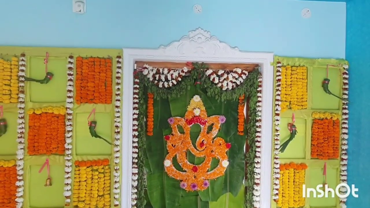 Godhuma Rayi         #GodumuraiCeremony #vinayaka #PasupuEvent #Vinayaka #BananaLeafbackdrop