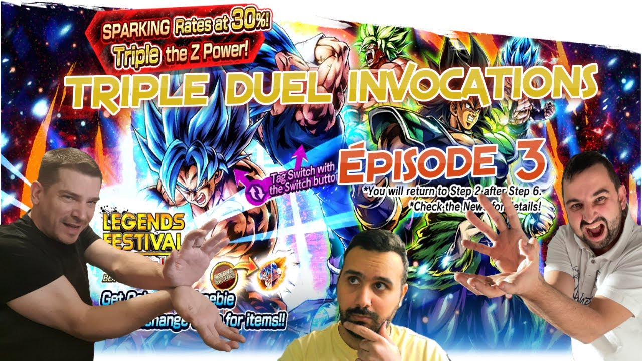 Triple Duel Invocation Episode 3 avec OLGones et MystiqueGohan ! A nous le Duo Goku Vegeta !