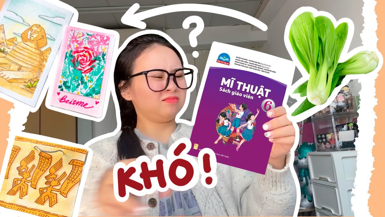 LÀM BÀI TẬP MỸ THUẬT 6 VÀ CÁI KẾT KHOAI SẮN HUHU | Beisme