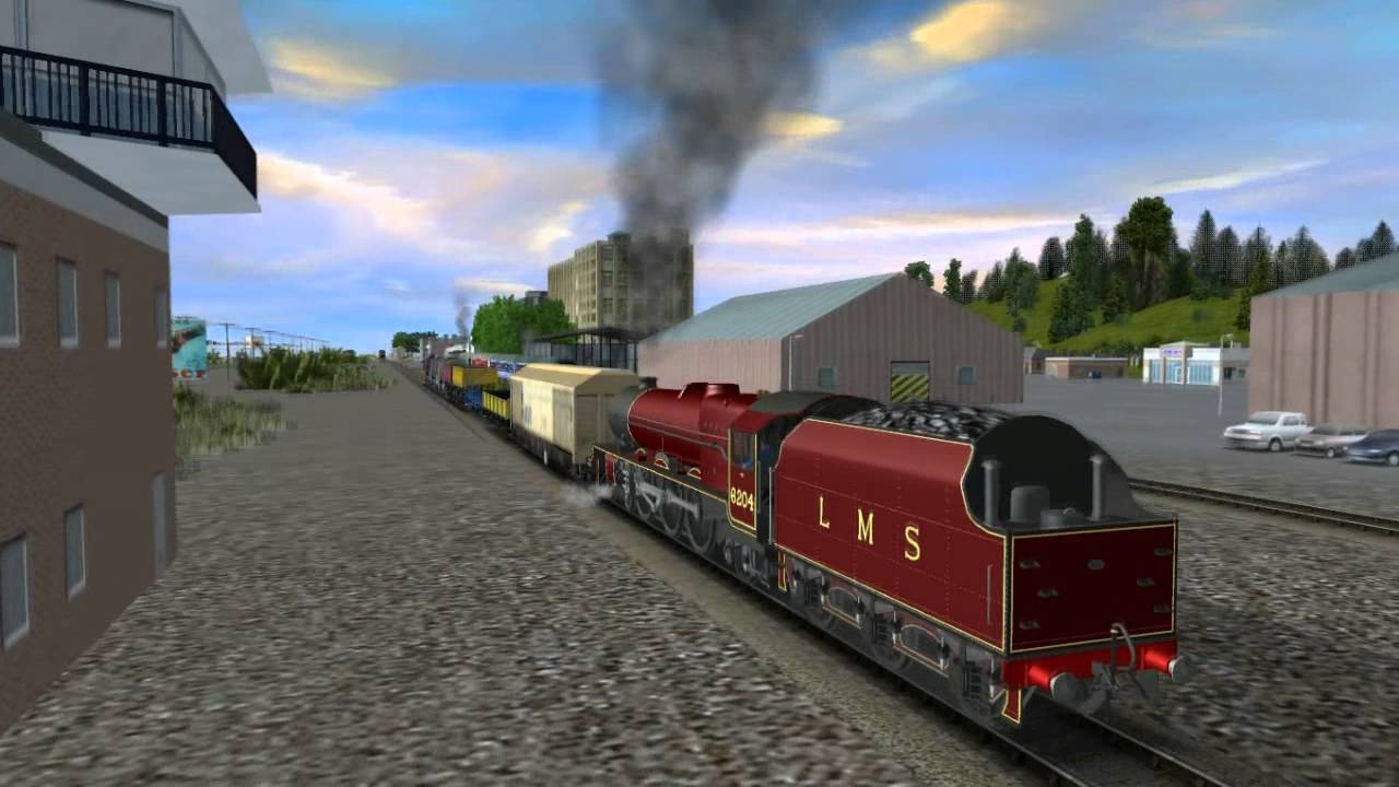 LMS Princess class steam loco in Trainz Simulator 2012
