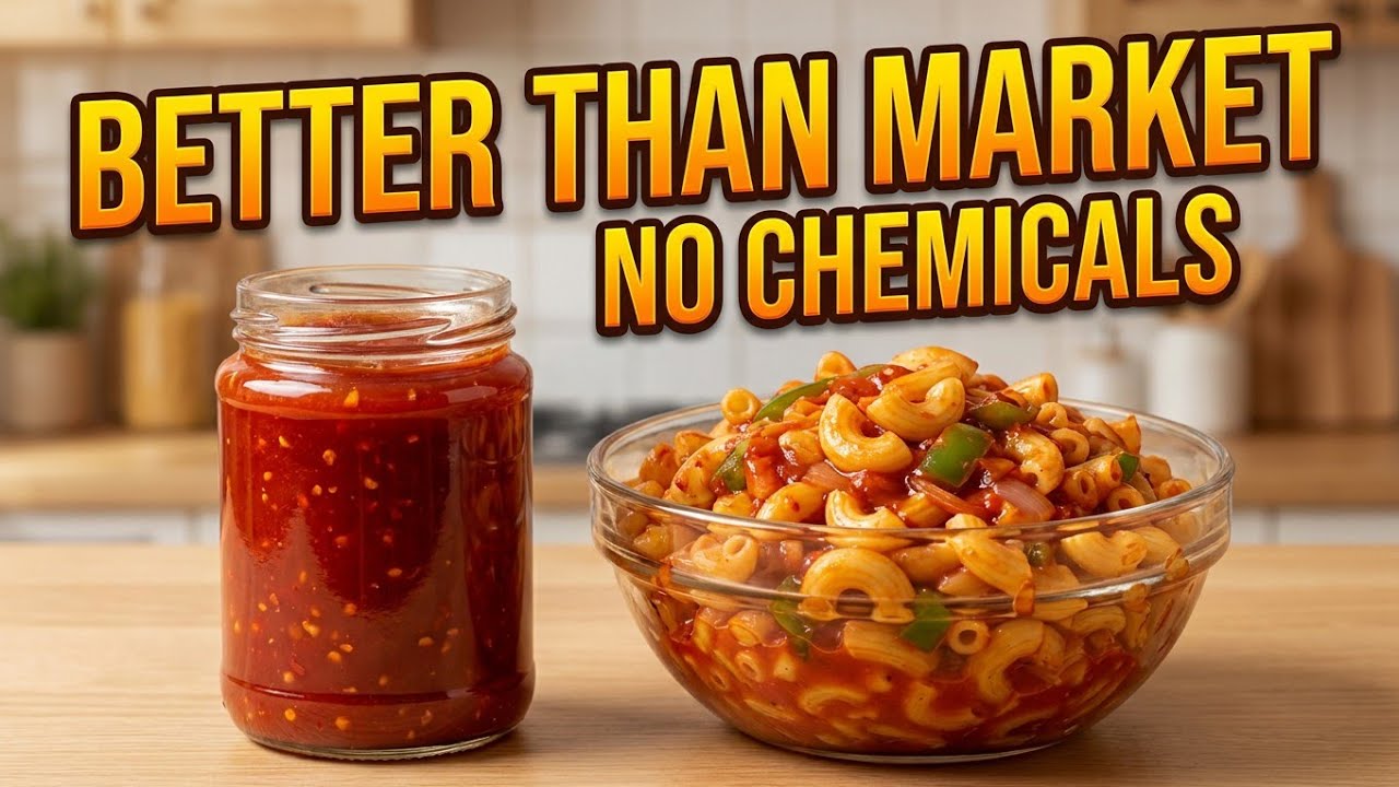 Homemade Chili Garlic Katchup Recipe By Sm Cooking Secrets