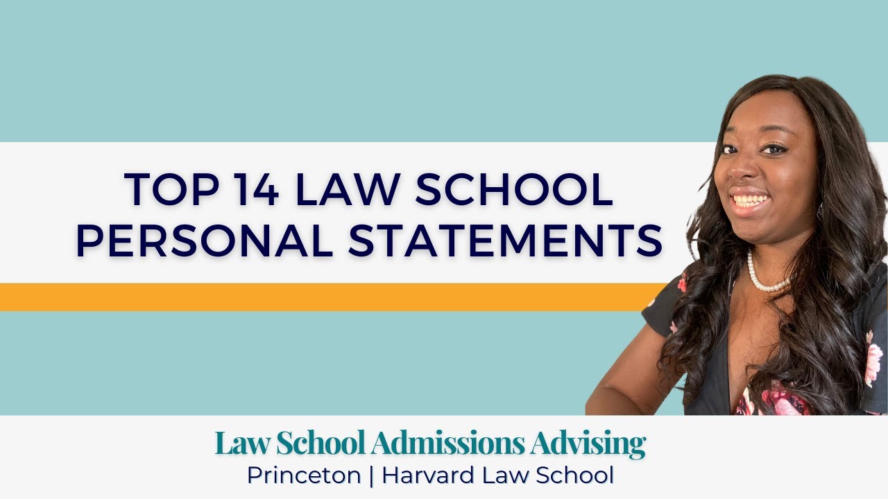 Четыре успешных личных заявления для поступления на T-14 (2024) | Break into Law School®