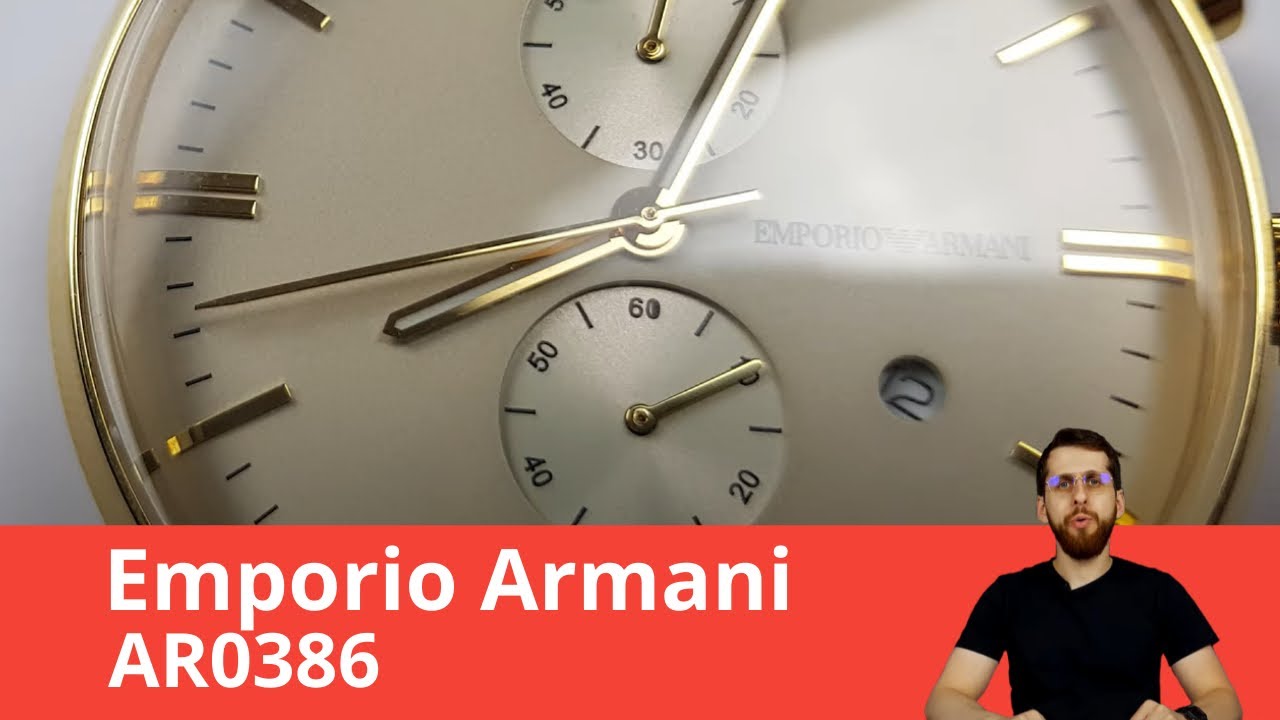 Часы Emporio Armani AR0386 - Обзор и Настройка