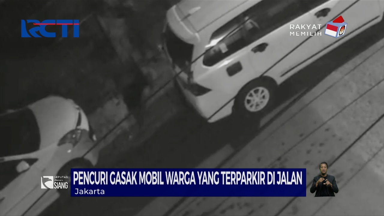 Terekam CCTV! Aksi Pencurian Mobil di Pademangan, Jakarta Utara