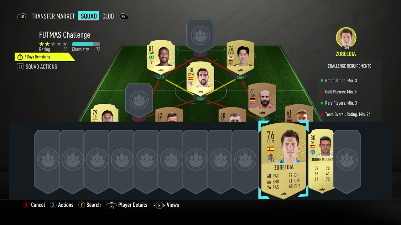 FUT 20 - SBC - FUTMAS Challenge Day 1 - Cheap & No Loyalty