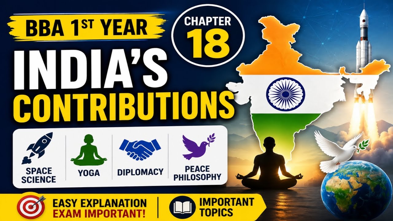 India&rsquo;s Contributions | Space Science, Yoga & Peace Philosophy Explained