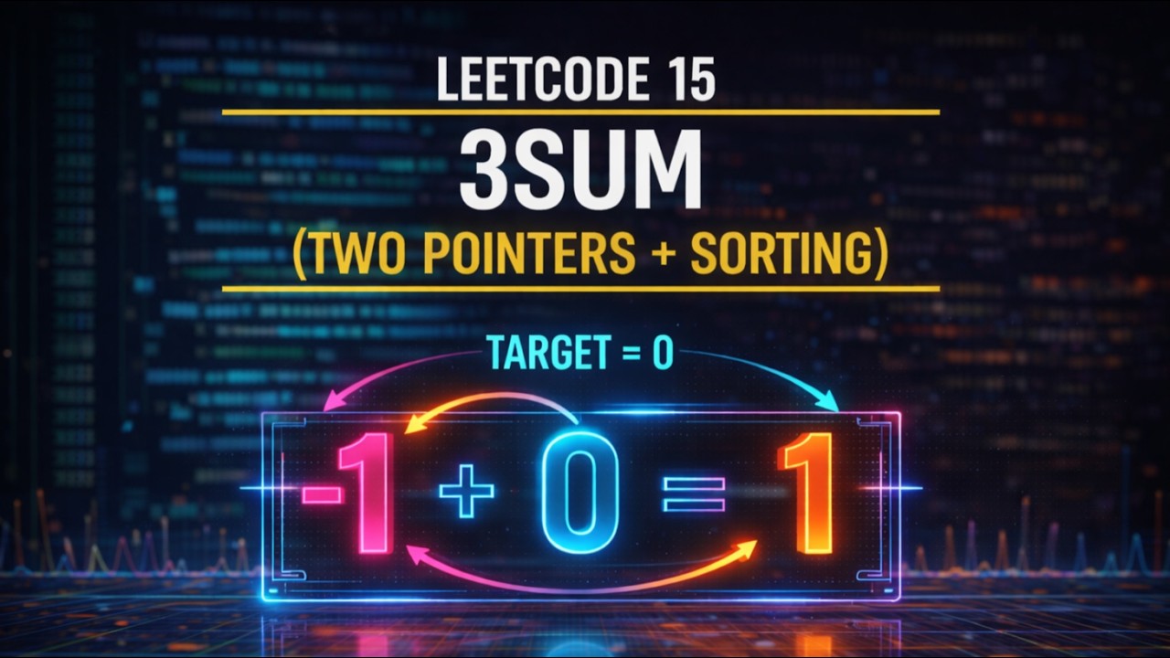 LeetCode 15 – 3Sum | Two Pointers + Sorting