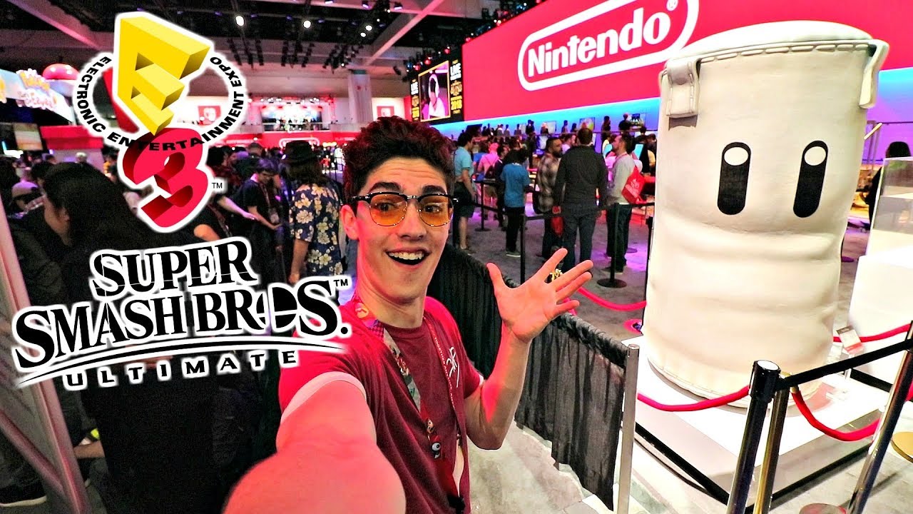 FULL NINTENDO E3 BOOTH TOUR 2018!! *Smash Ultimate, Let's Go Pikachu*