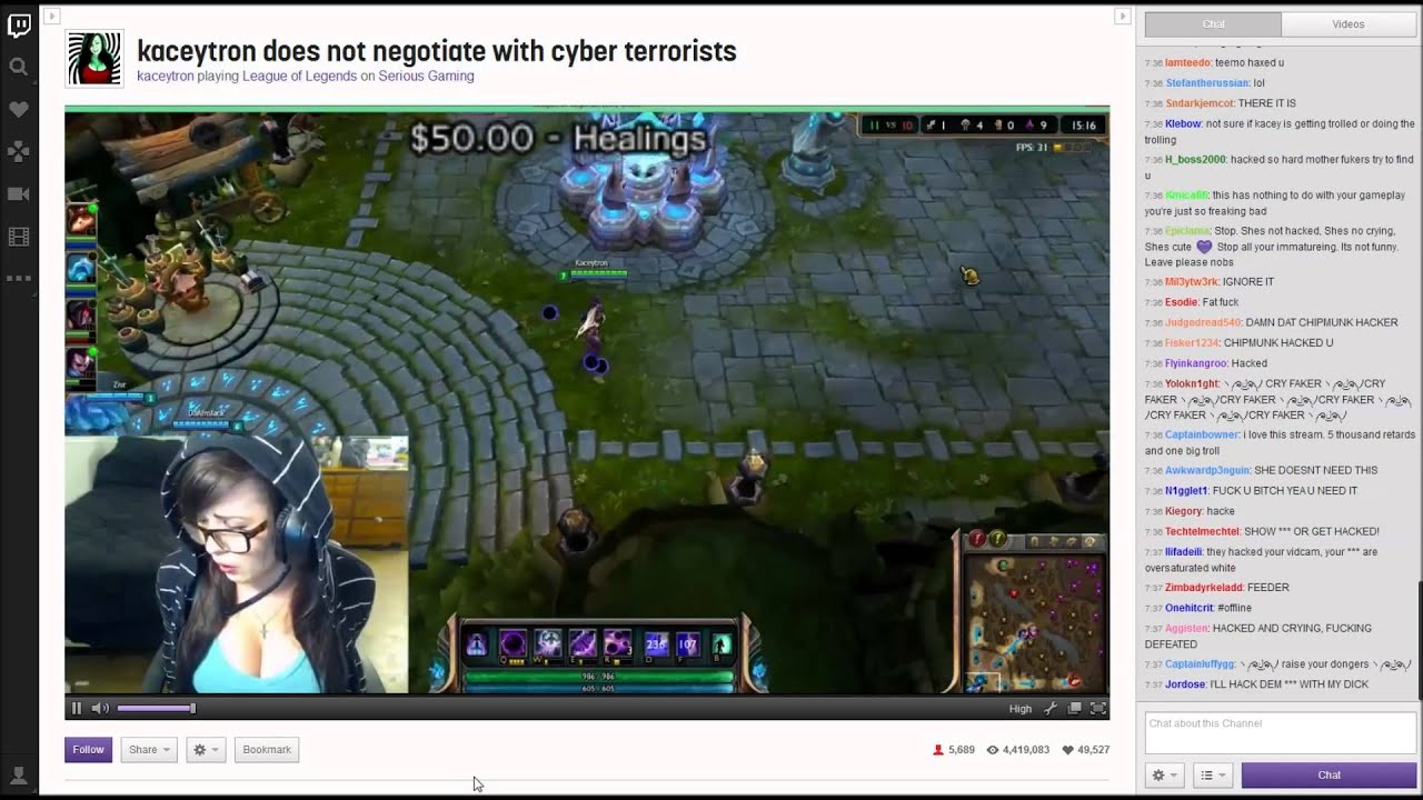 Kaceytron Rages Over 