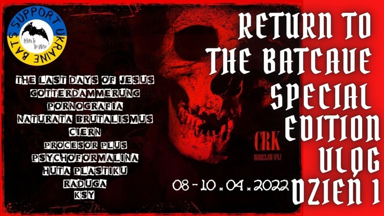 VLOG Return to the Batcave Special Edition 2022 relacja FALLKA IMPREZUJE festiwal gotycki DAY 1