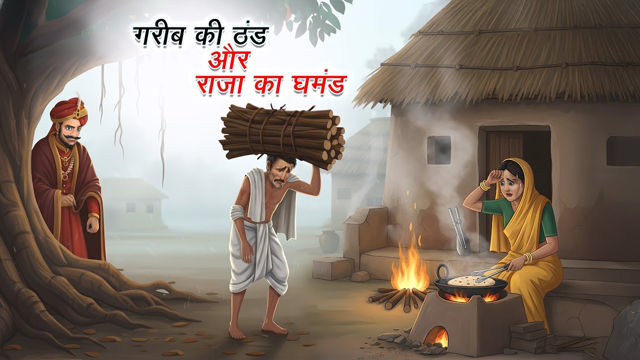 गरीब की ठंड और राजा | GAREEB KI THAND AUR RAJA  | HINDI KAHANIYA | CARTOON STORY | HINDI STORIES