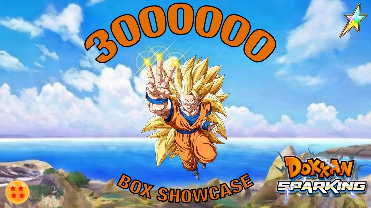 3 MILLION POWER LEVEL!!! DOKKAN SPARKING TOP 5 ACCOUNT BOX SHOWCASE