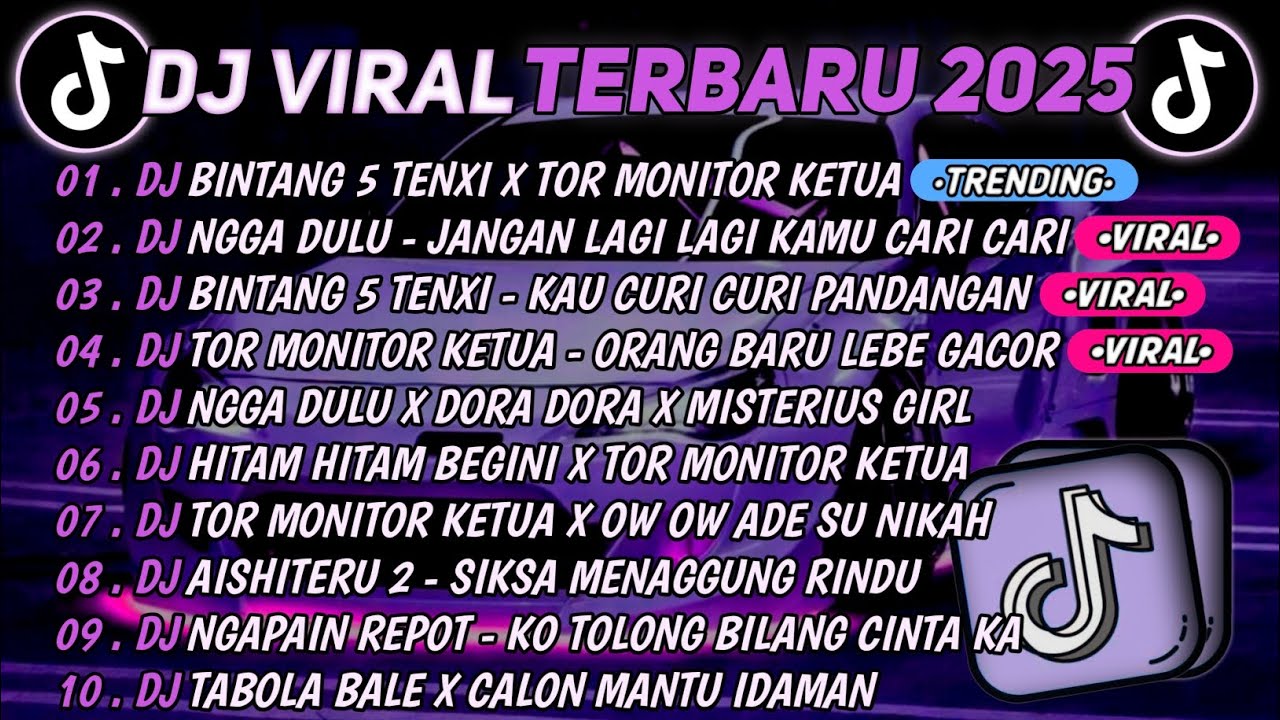 DJ TIKTOK TERBARU 2025🎵DJ BINTANG 5 TENXI X TOR MONITOR KETUA🎵DJ NGGA DULU - JANGAN LAGI KAMU CARI 
