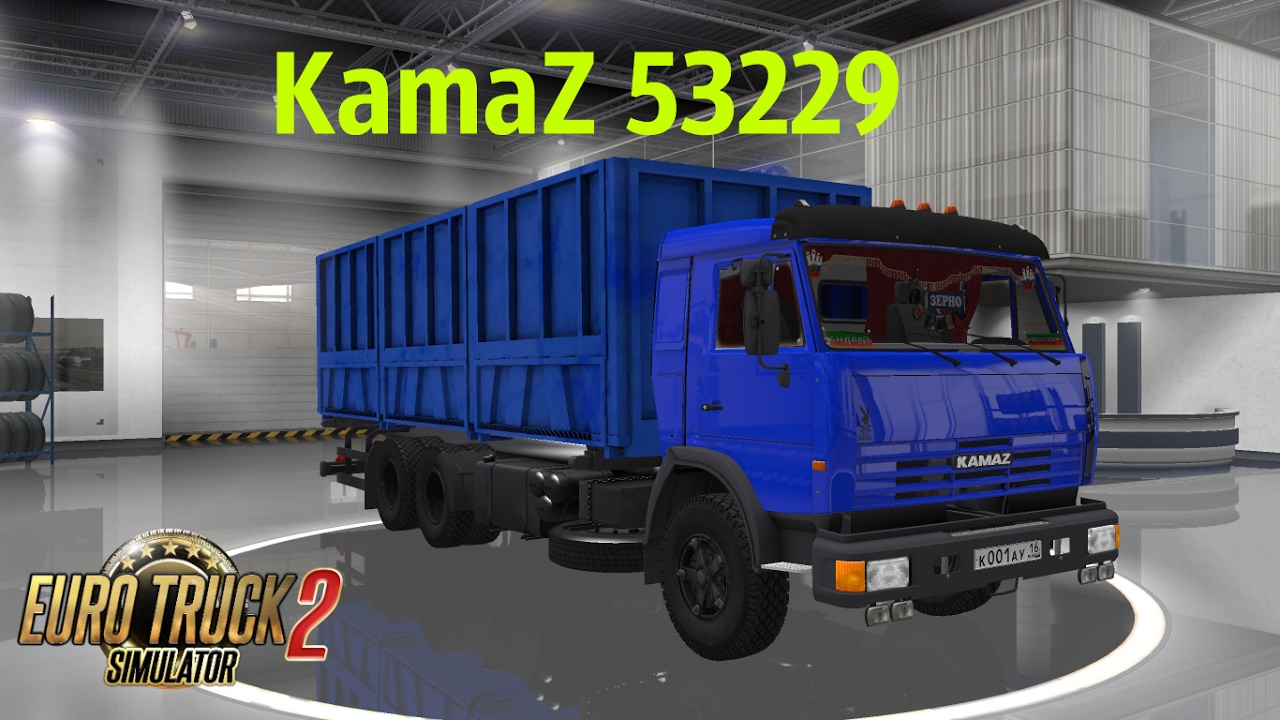 Euro Truck Simulator 2 обзор мода (KamaZ 53229)