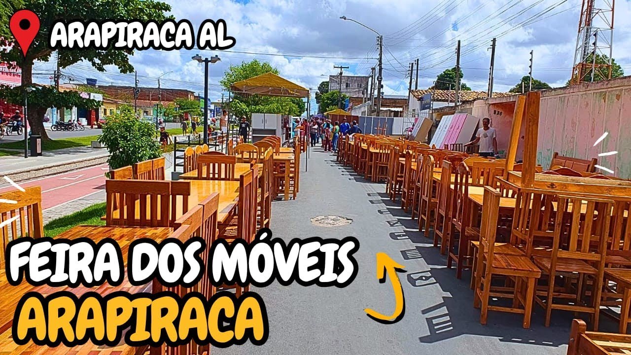 VOLTEI A FEIRA DOS MÓVEIS ARAPIRACA ALAGOAS NORDESTE BRASIL
