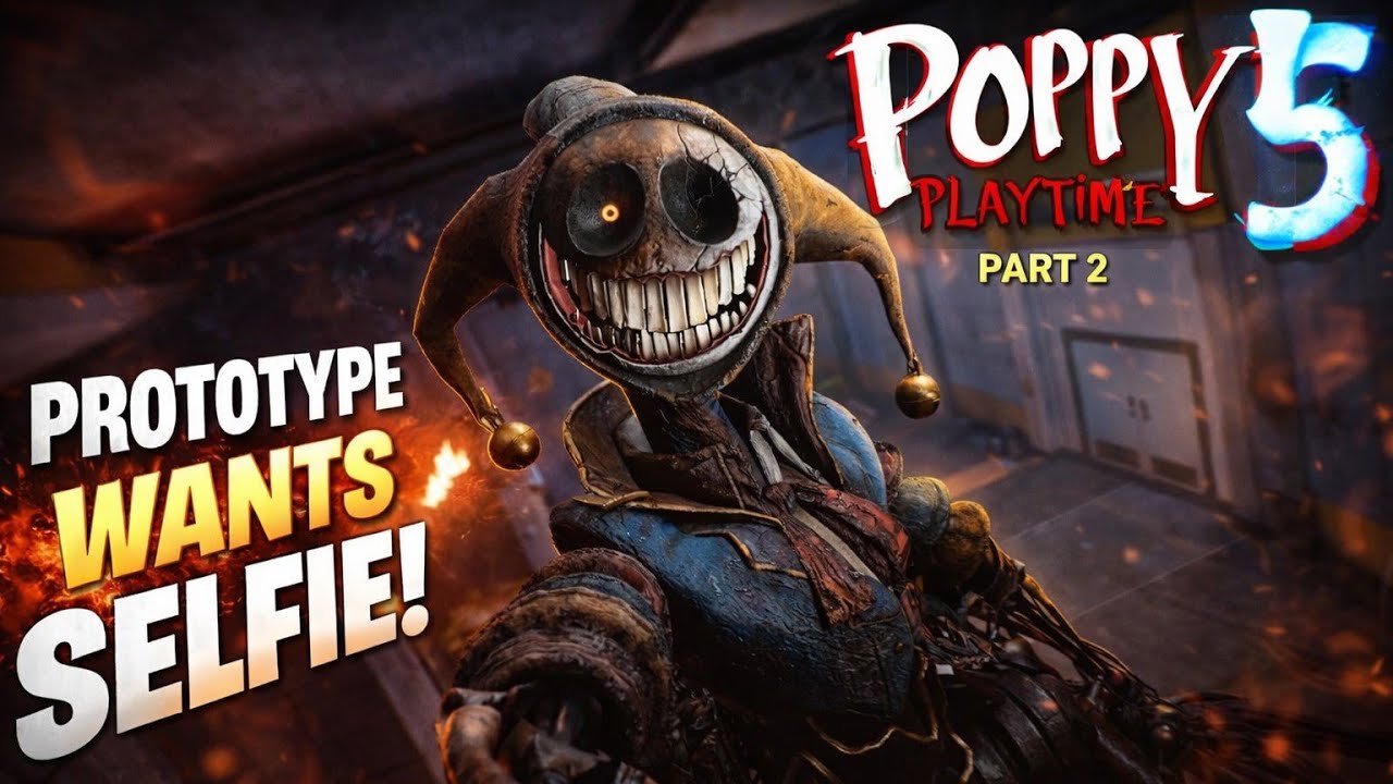 PROTOTYPE WANTS SELFIE 😭!   POPPY PLAYTIME CH-5 PART 2 #poppyplaytime #poppyplaytime5 #viral