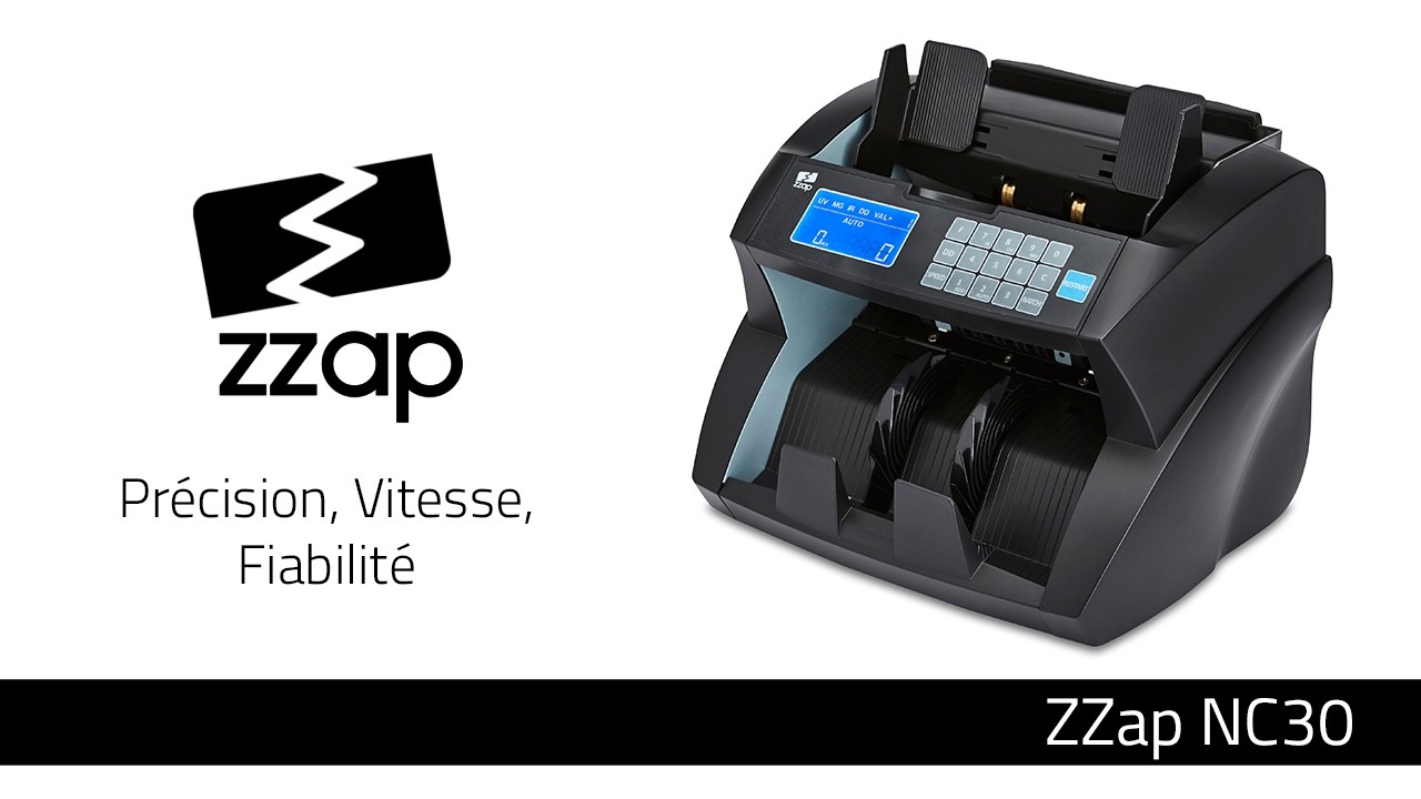 Le Compteur de Billets ZZap NC30 – Comptage Rapide et Précis de l’Argent ✅ | FR