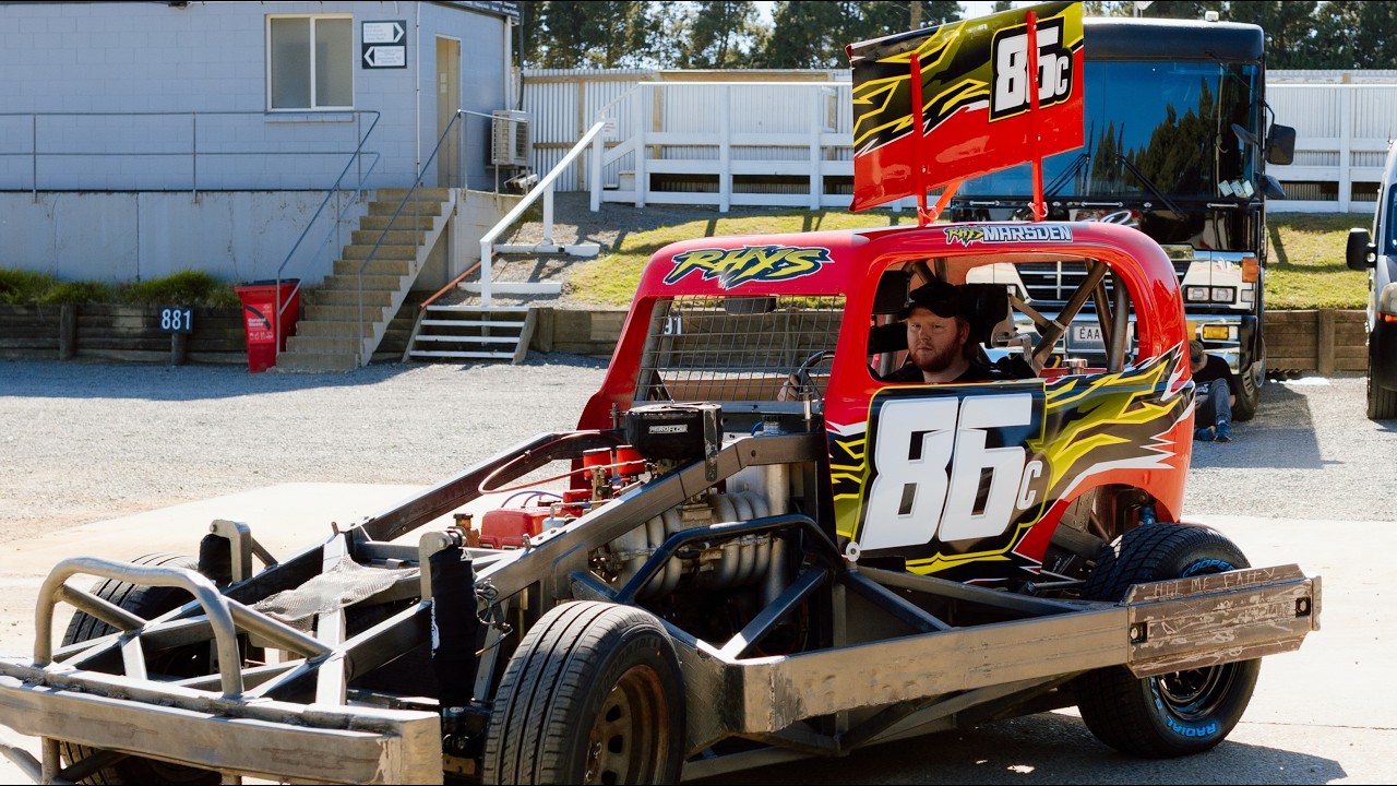 Woodford Glen New Zealand Stockcar Champs | Stockcars BL Graphics group | Heat 1 | 86c Rhys Marsden