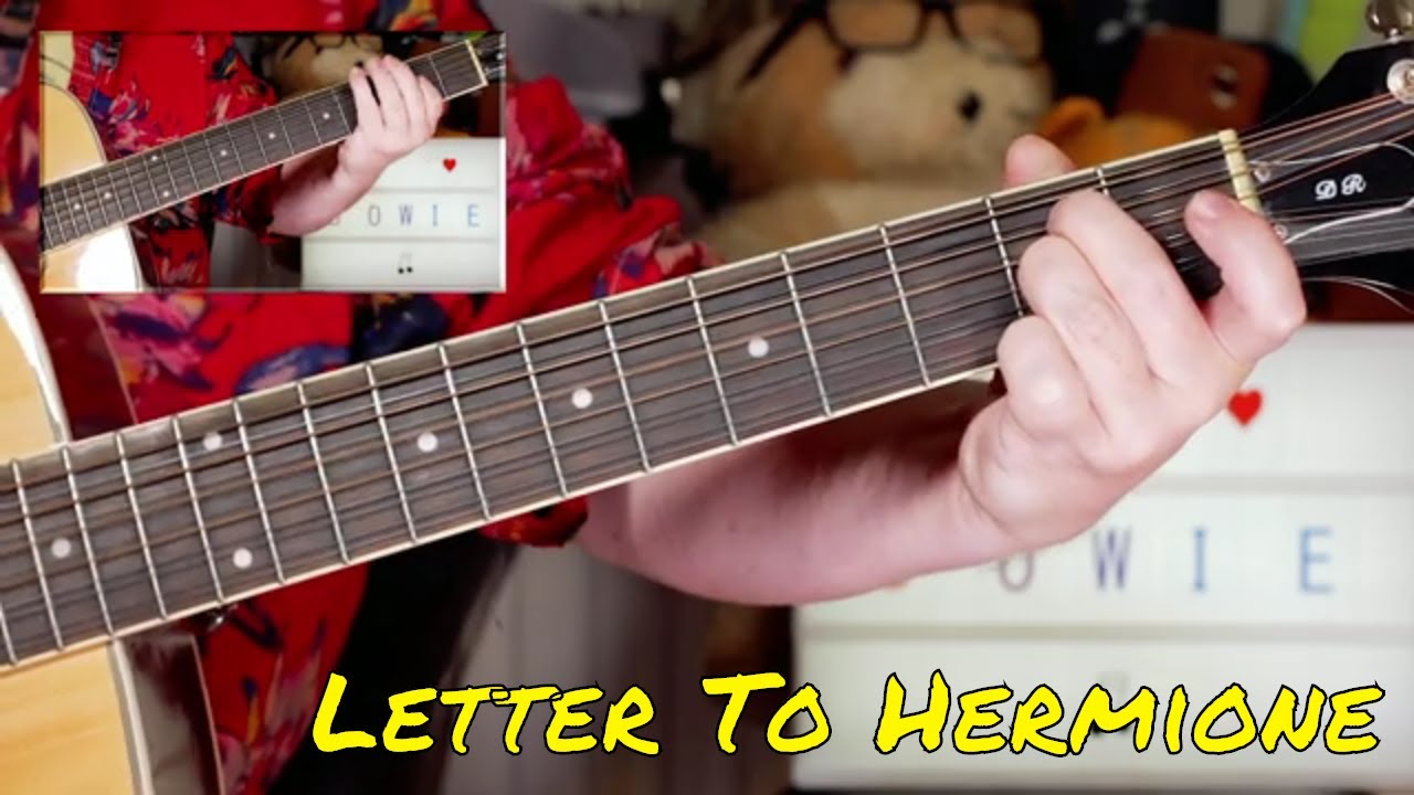 'Letter To Hermione' David Bowie Guitar Lesson