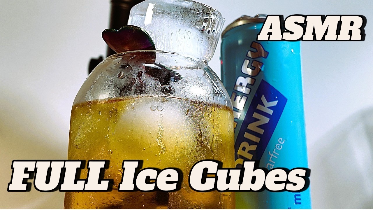 Full Ice Cubes Pour ASMR Relax 🫗