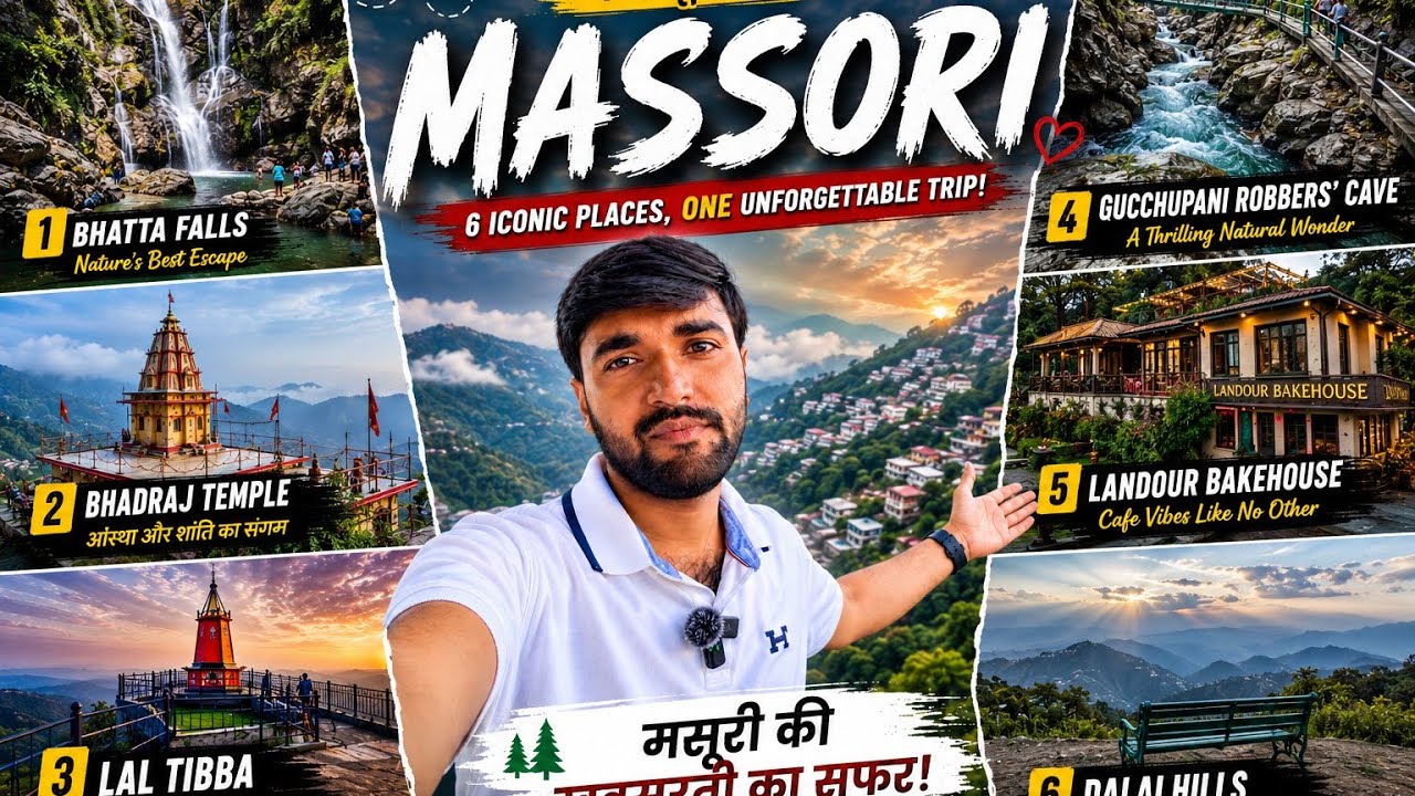 | Mussoorie Mein 6 Best Tourist Places in 3 Day |Full Masti Travel Vlog#thequeenofhills #mussoorie 