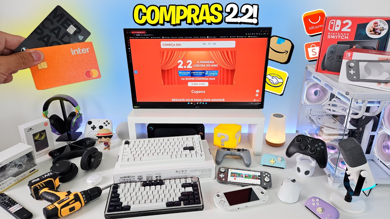 RECOMENDAÇÕES MUITO BARATAS DO 2.2! 🔥 (COMPREI TUDO ISSO 😱)