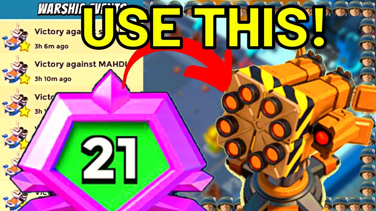 NOTHING CAN STOP THIS ATTACK STRATEGY!⚓Warships Season 37 | Boom Beach | Rank 21 | 5 ER | Bane