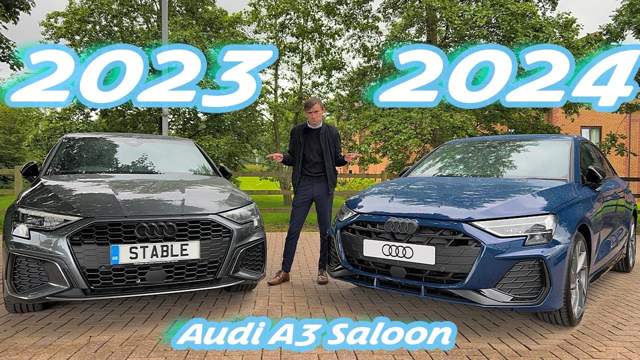 Новый седан Audi A3 2024 года | Сравнение с моделью 2023 года