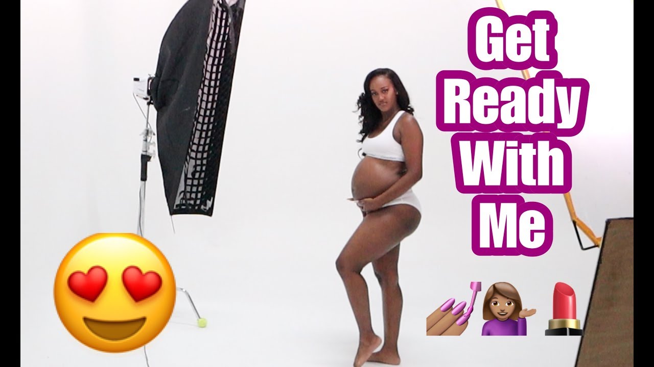 GRWM | BEST MATERNITY SHOOT EVER