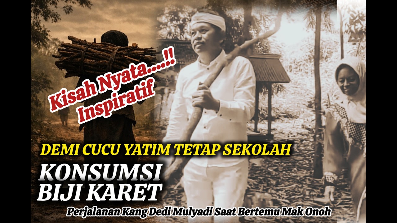 Kisah Nyata Demi Bertahan Hidup Konsumsi Biji Karet Agar Anak Yatim Tetap Sekolah. @NgajalinCarita