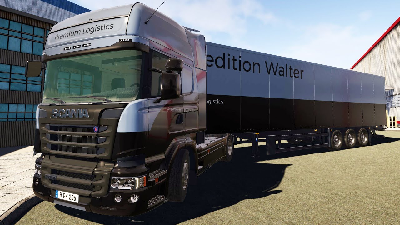 Ruta Con El Camión Scania Cargado Al 100% Frankfurt - Duisburg | On The Road - Truck Simulator
