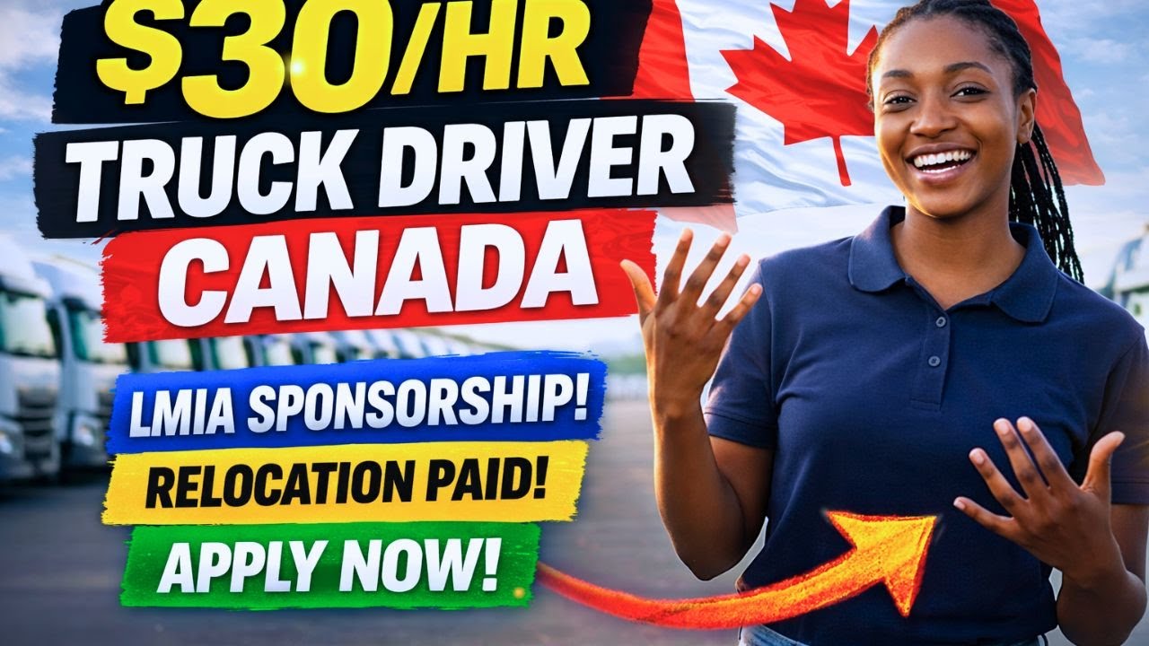 TRUCK DRIVER JOBS in Canada with SPONSORSHIP