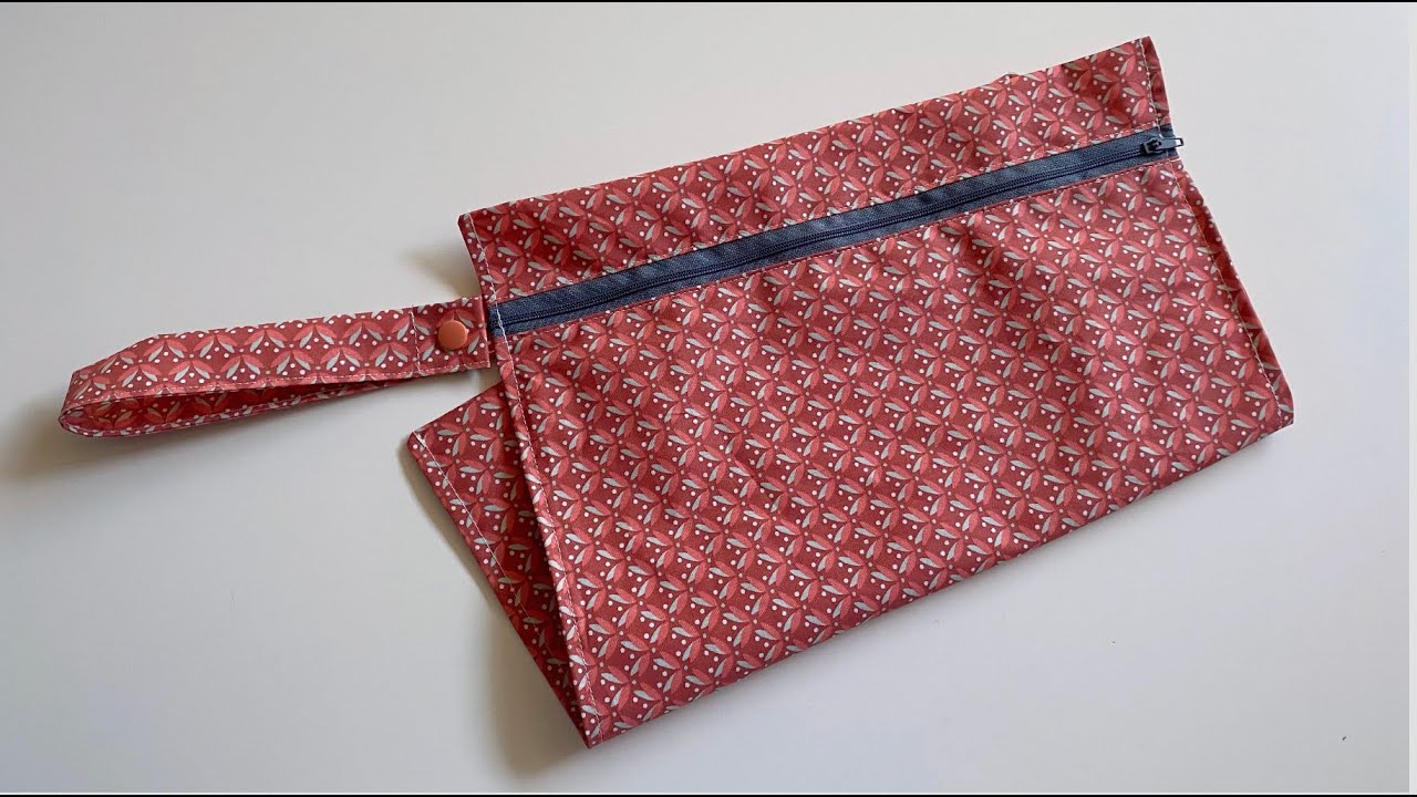 WET BAG (BOLSA IMPERMEABLE) - videotutorial paso a paso - DIY - COSTURA PARA DUMMIES