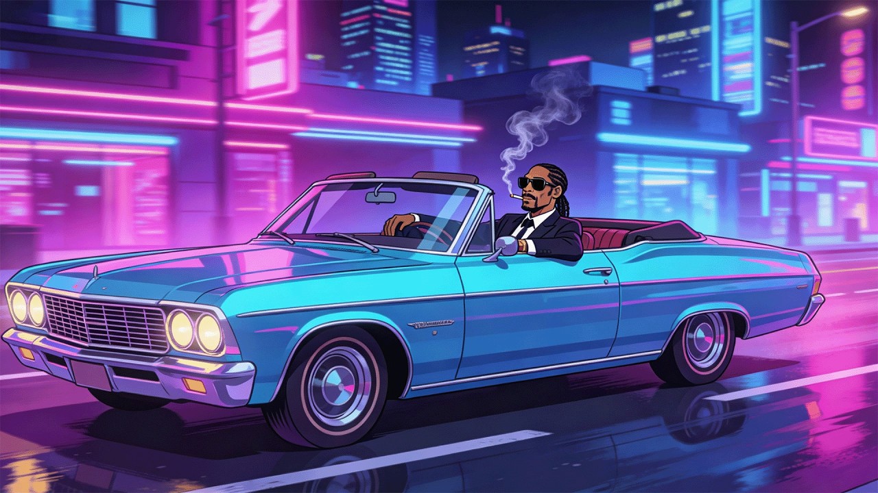 Moonlight Lo-Fi Rap — Chill Blues Hip-Hop Mix | Cozy Cafe Beats for Study and Relax