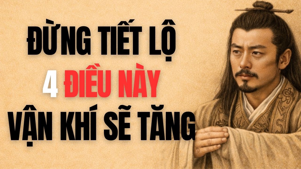 Người Khôn Ngoan Không Bao Giờ Tiết Lộ 4 Điều Này – Vận Khí Vì Thế Mà Tăng | TRÍ TUỆ CỔ NHÂN