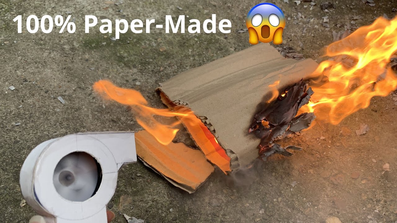 Chế máy thổi từ động cơ 3V