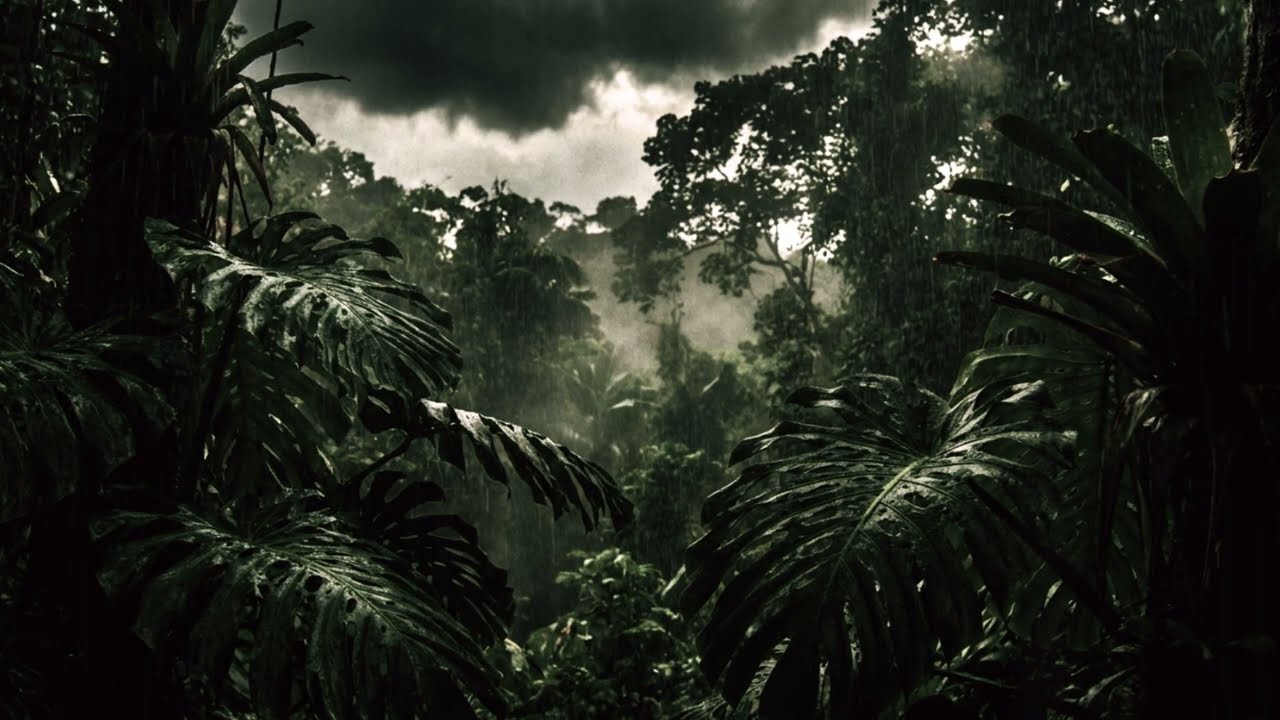 A Midnight in the Amazon Rainforest: Jungle Night Sleep Story | Deep Sleep