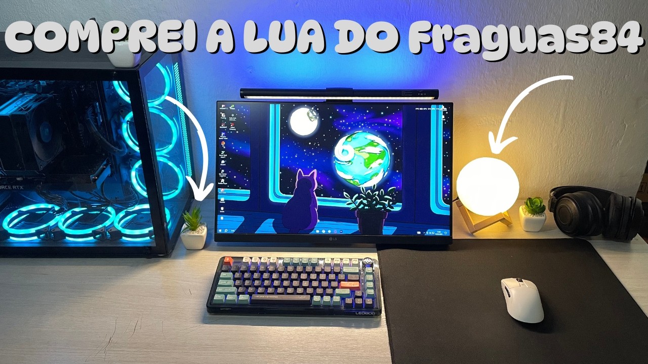 ACESSÓRIOS BARATOS para deixar o setup mais bonito (Comprei no Mercado livre)#meusetup#mercadolivre
