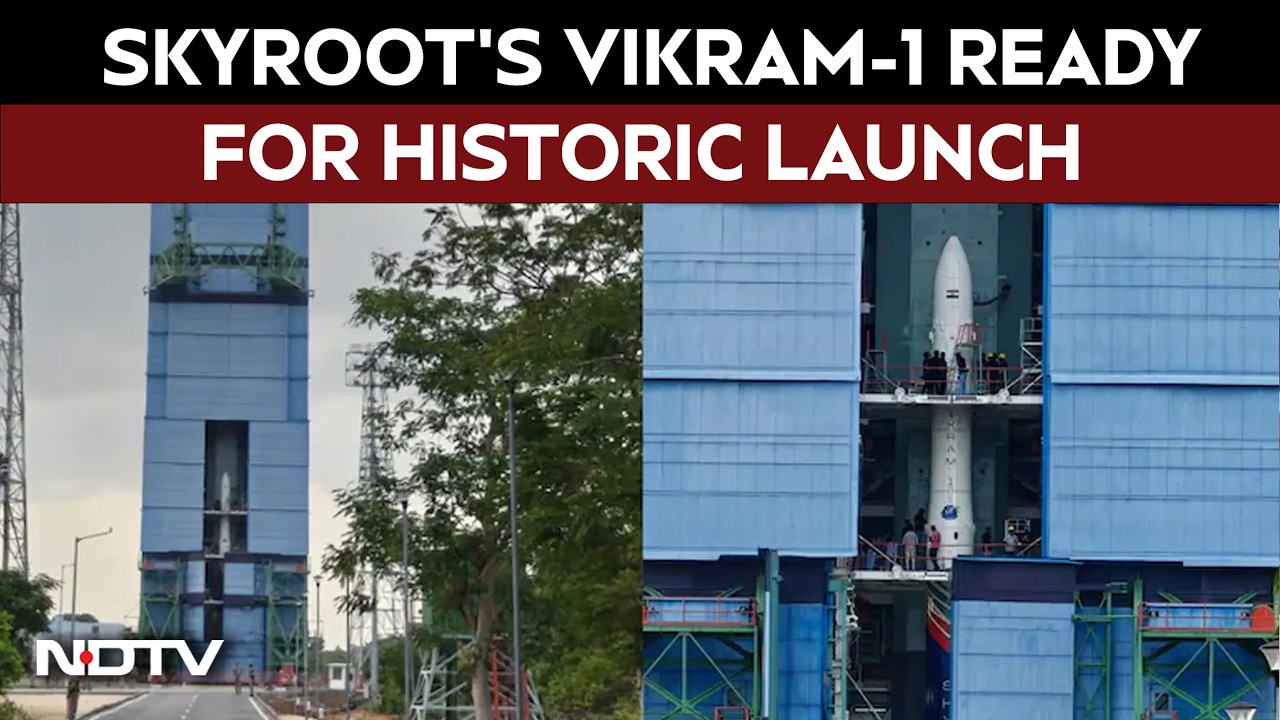 Запуск Vikram-1 | &laquo;Словно алмаз в небесах&raquo;: ракета Skyroot Vikram-1 готова к историческому старту